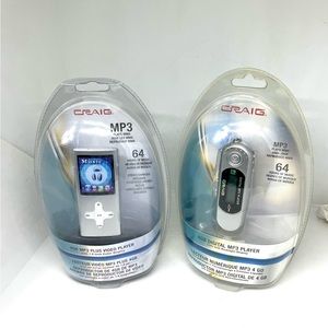 CRAIG💥NIB💥(2) Two MP3 Players